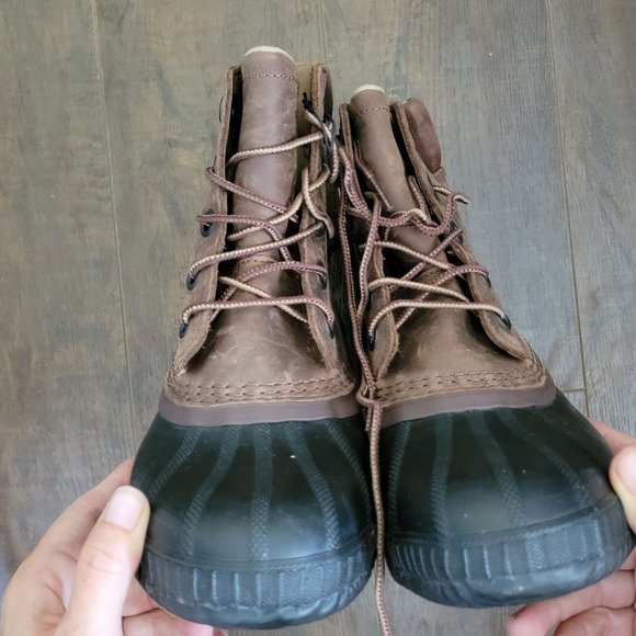 NEW Sorel Cheyanne II Winter Boot Mens 8 Womens 9.5 Waterproof Brown Leather main image 5